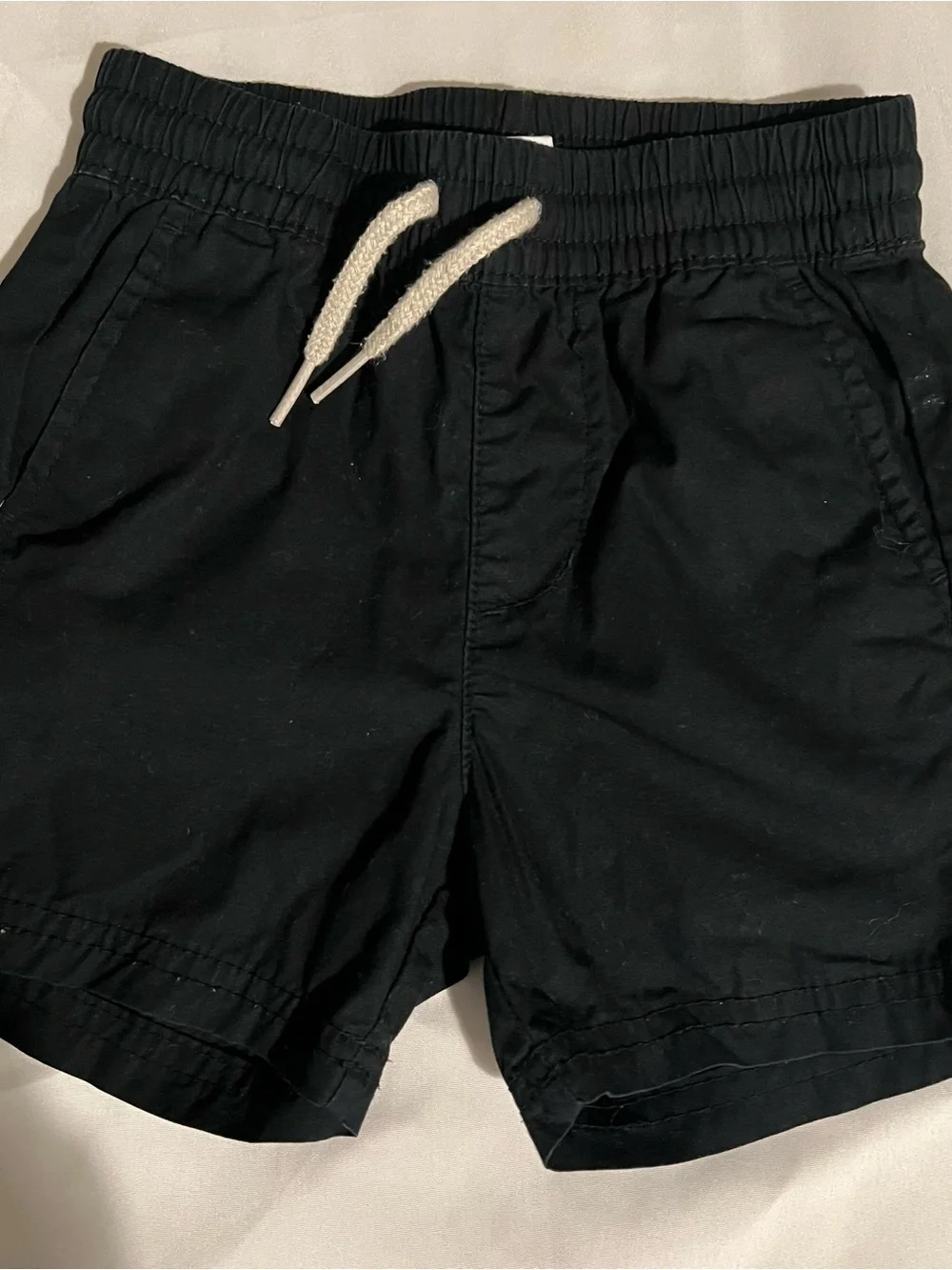 Set of Seven Old Navy Shorts in Neutral Colors in Size 18-24 Months